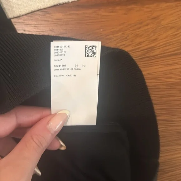 BOSS Slim Fit Black Merino Wool Crewneck Sweater - S - Picture 15 of 16